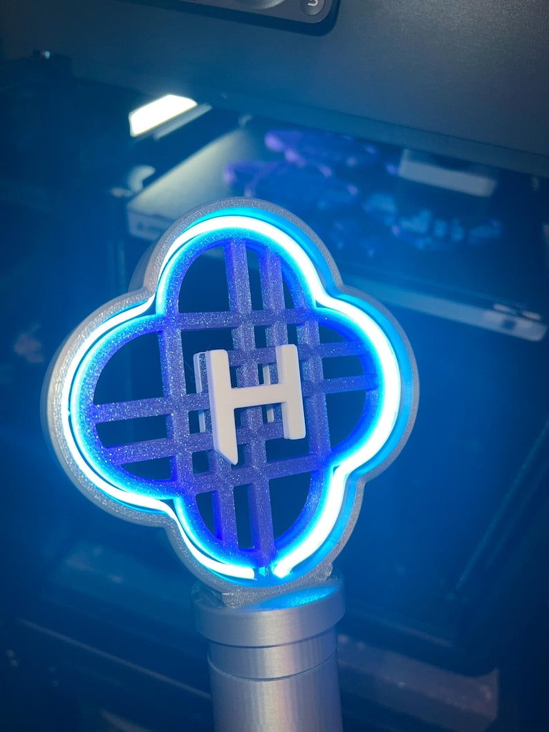 Hunter LED Light Stick Prop – 3D Printed Fan Art | K-Pop | Cosplay Piece
