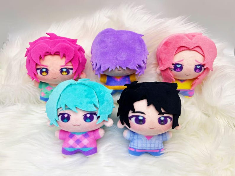 Kpop Demon Hunters-Saja Boys 10cm Plush, Saja Boys Doll,- Jinu, Abby, Baby, Mystery, Romance,Rumi,Zoey,Mira,Gift for Kpop Demon Hunters Fans