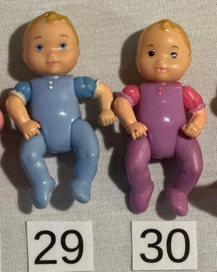 Vintage Fisher Price Loving Family & Barbie Babies β Toddlers Doll Lot β 65 Doll Full Set β Rare Mini Dolls β 90s/2000s Toys Collection