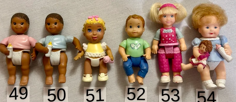Vintage Fisher Price Loving Family & Barbie Babies β Toddlers Doll Lot β 65 Doll Full Set β Rare Mini Dolls β 90s/2000s Toys Collection