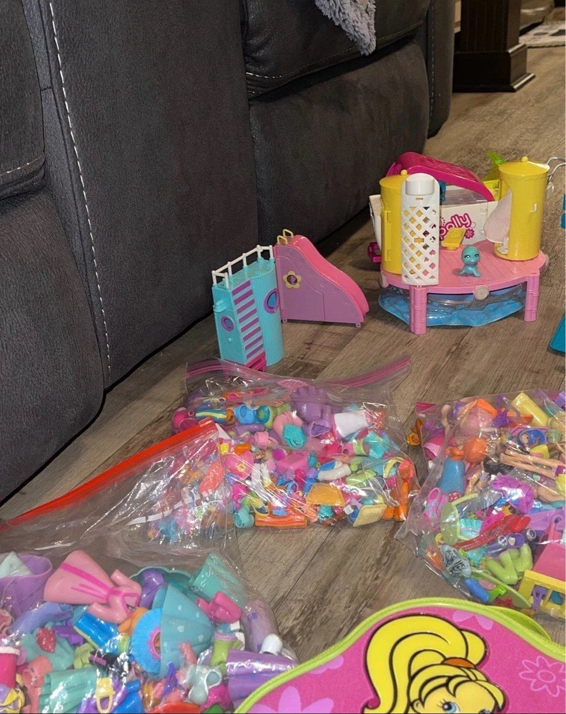 HUGE Vintage Polly Pocket Lot – Dolls, Play Sets, Clothing, Shoes, Accessories & Cars