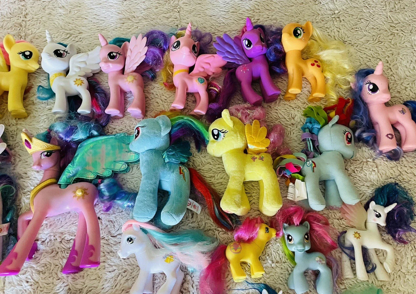 Huge collection of over 150 My Little Pony figures & plushies