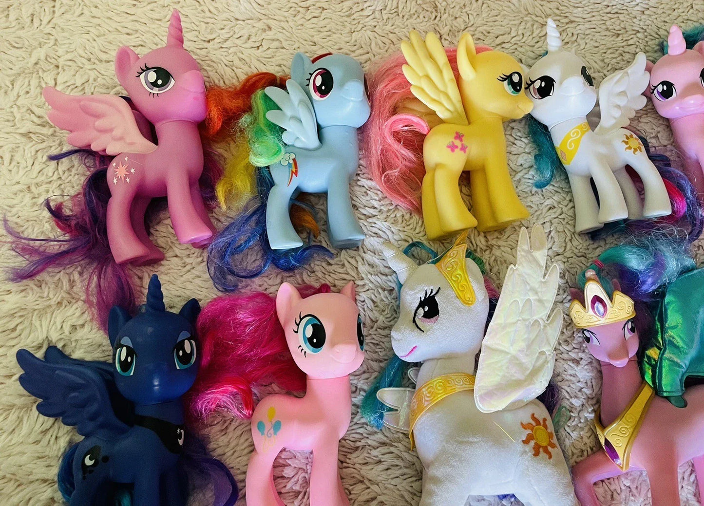Huge collection of over 150 My Little Pony figures & plushies