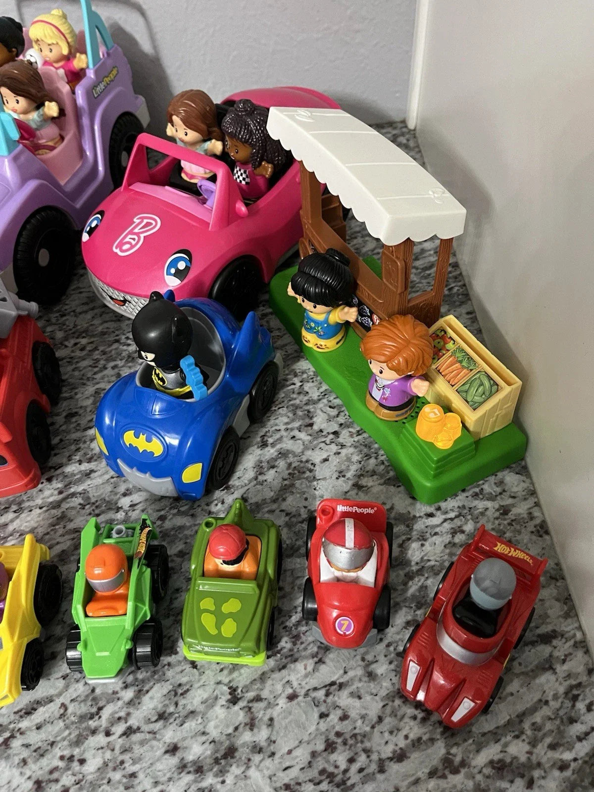 Huge Lot of 225 Fisher Price Little People Animals Disney Princess Barbie