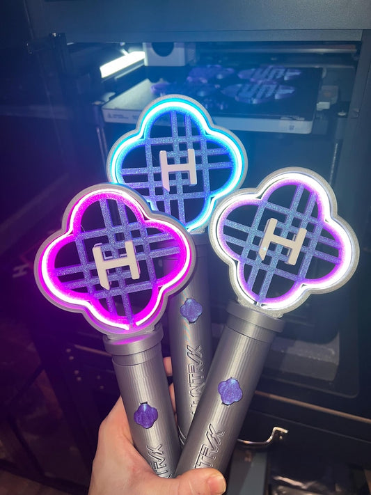 Hunter LED Light Stick Prop – 3D Printed Fan Art | K-Pop | Cosplay Piece