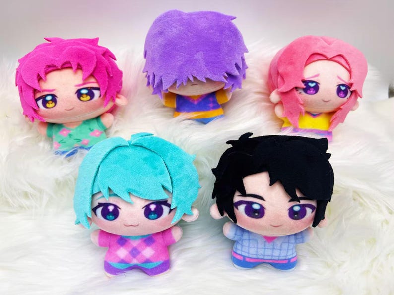 Kpop Demon Hunters-Saja Boys 10cm Plush, Saja Boys Doll,- Jinu, Abby, Baby, Mystery, Romance,Rumi,Zoey,Mira,Gift for Kpop Demon Hunters Fans