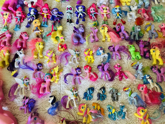 Huge collection of over 150 My Little Pony figures & plushies