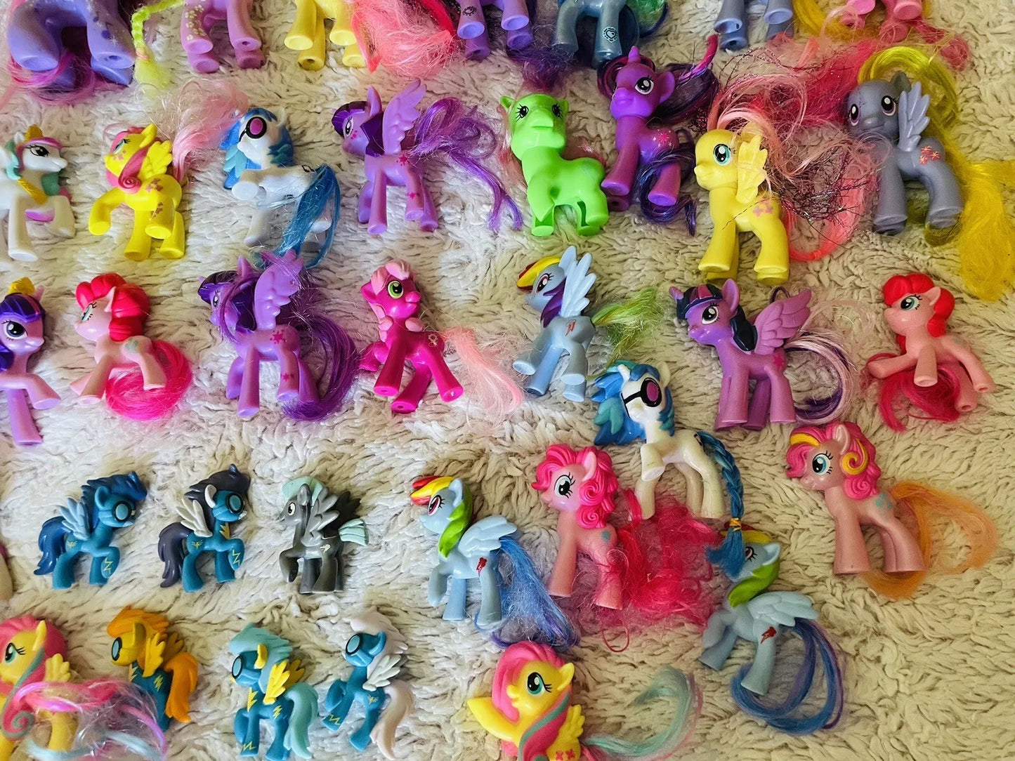 Huge collection of over 150 My Little Pony figures & plushies