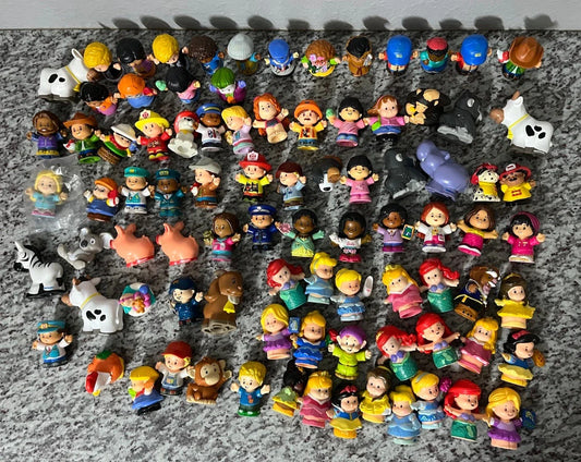 Huge Lot of 225 Fisher Price Little People Animals Disney Princess Barbie